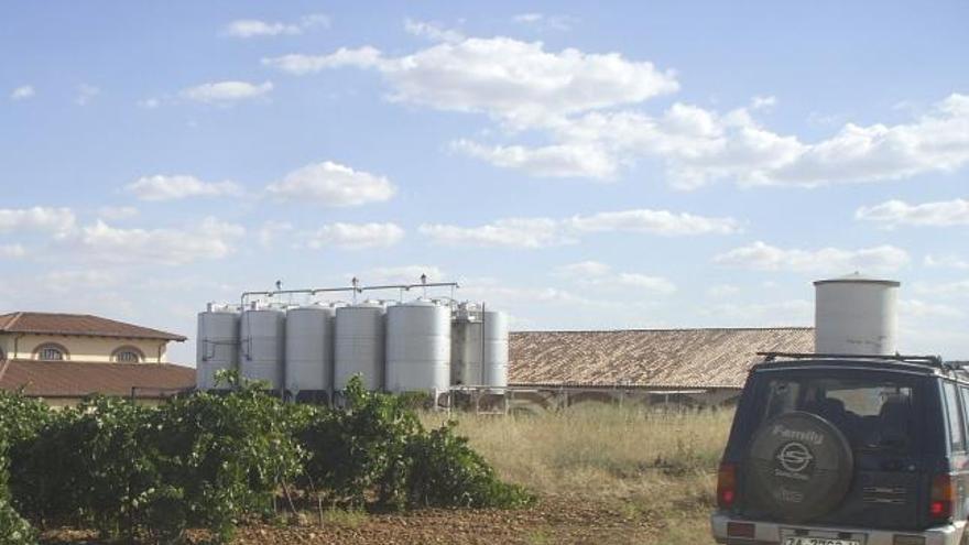 Un todoterreno circula por un camino rural de Toro.