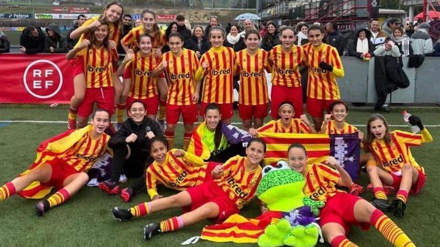 Victorias de las selecciones femeninas de Balears sub-14 y sub-16 en el Nacional