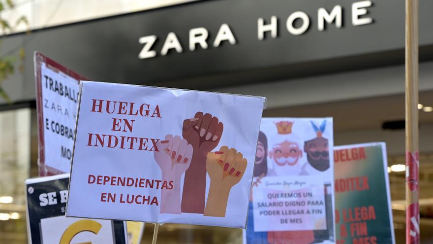 Las dependientas de tiendas de Inditex en A Coruña convocan nueva jornada huelga en víspera de Nochebuena