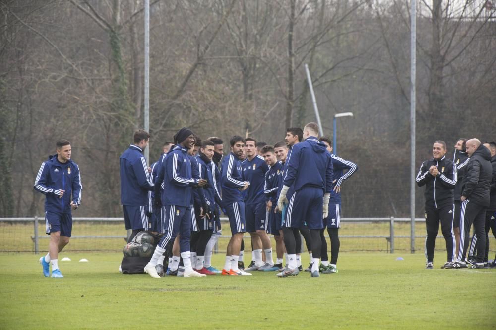 El primer día de Lunin y Luismi en El Requexón