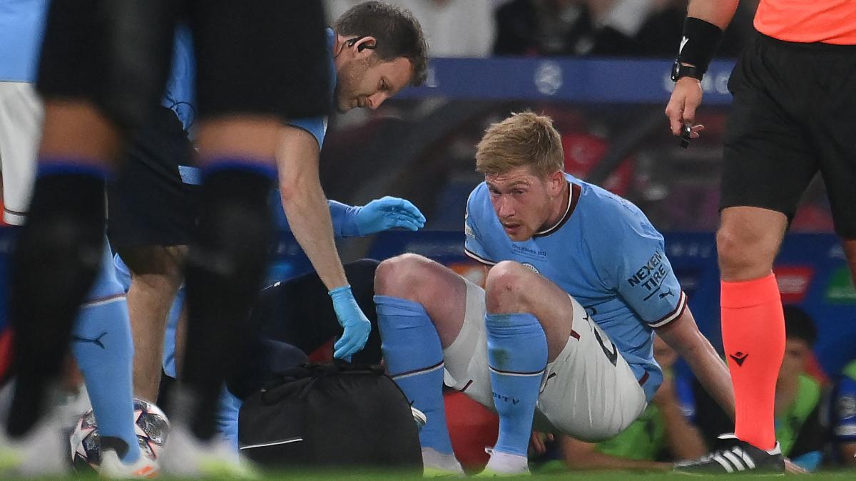 Manchester City - Inter de Milán | Así se lesionó de Bruyne en la final