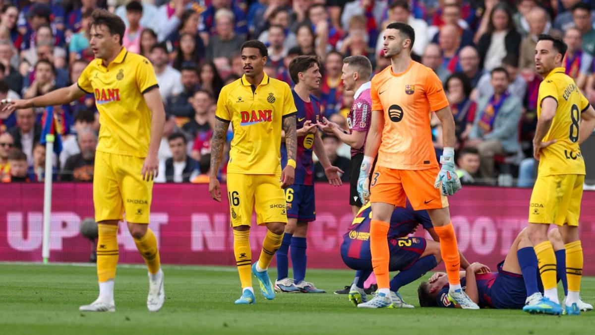 FC BARCELONA - ESPANYOL. CAMP NOU. LA LIGA.