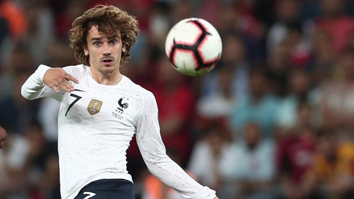 Griezmann, con la selección francesa