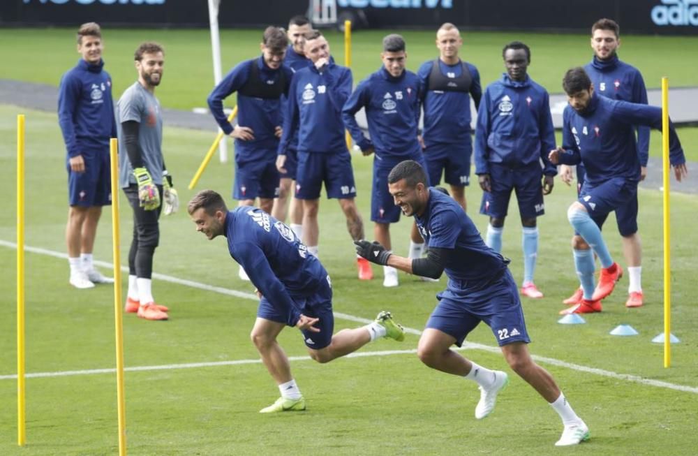 El Celta prepara en A Madroa el último encuentro de la temporada