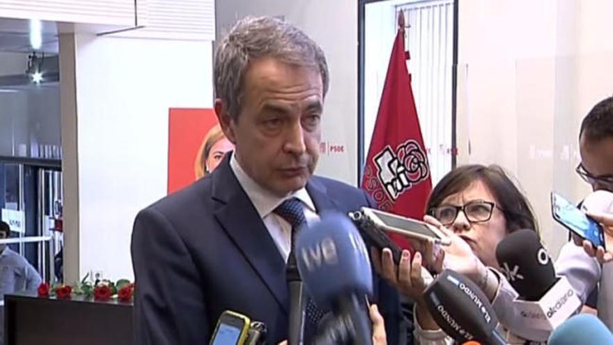 Zapatero: "Seguiremos firmes en los valores que Carme defendió"