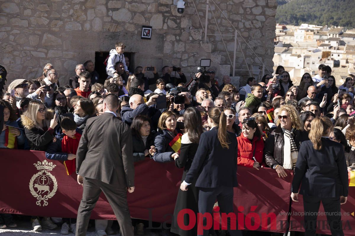 Visita de los reyes de España a Caravaca (explanada de la Basílica)