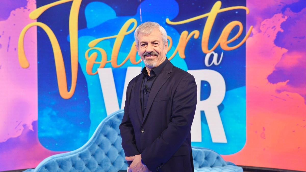 Carlos Sobera en el plató de 'Volverte a ver'