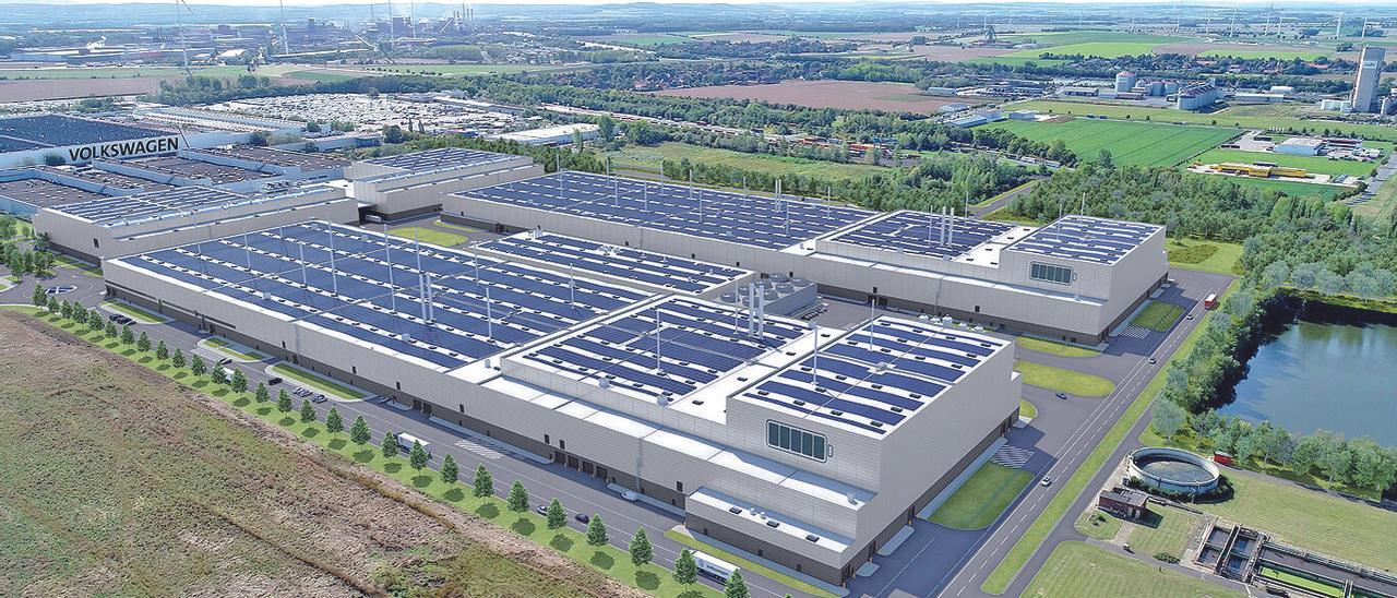 Proyecto de gigafactoría de VW en Alemania, similar al que construirá en Sagunt.