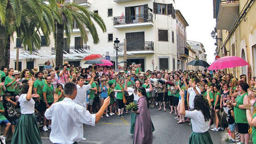 Momento del lanzamiento de cáscaras.