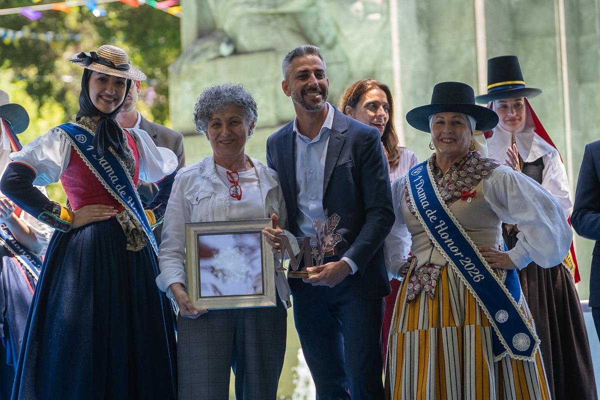 Un momento de la entrega de premios a los ganadores de los concursos de las Fiestas de Mayo 2026.