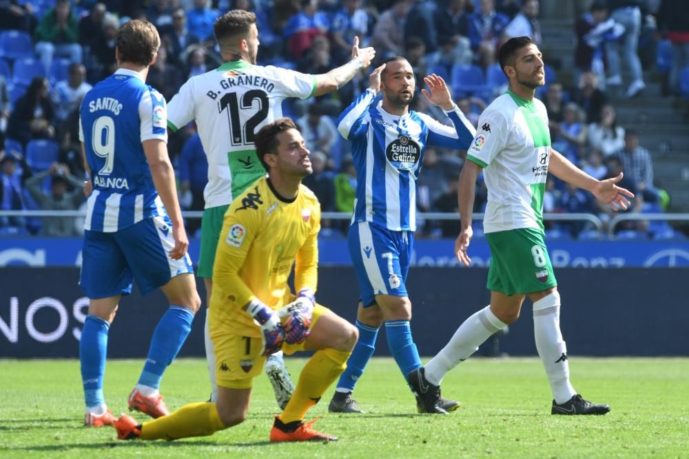 El Dépor cae ante el Extremadura en Riazor