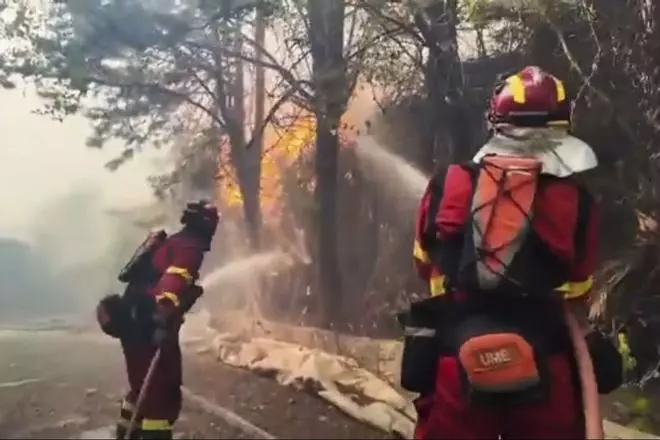 Los incendios de Madrid, con afectaciones en Castilla y León y Castilla-La Mancha, en imágenes
