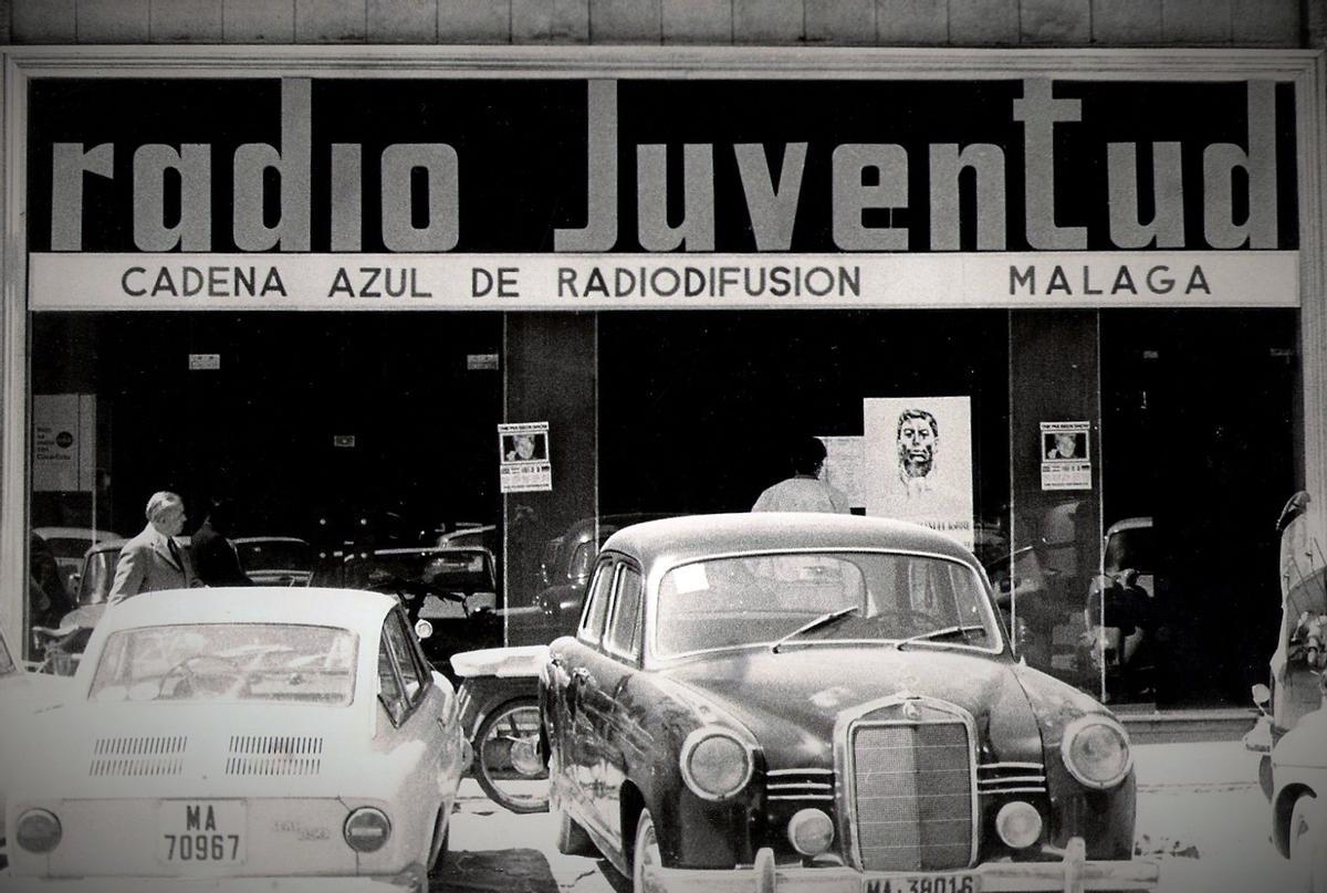 Fachada de Radio Juventud de Málaga en la Alameda de Colón