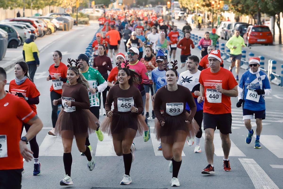 Celebración de la carrera popular de la San Silvestre de la Palma Palmilla