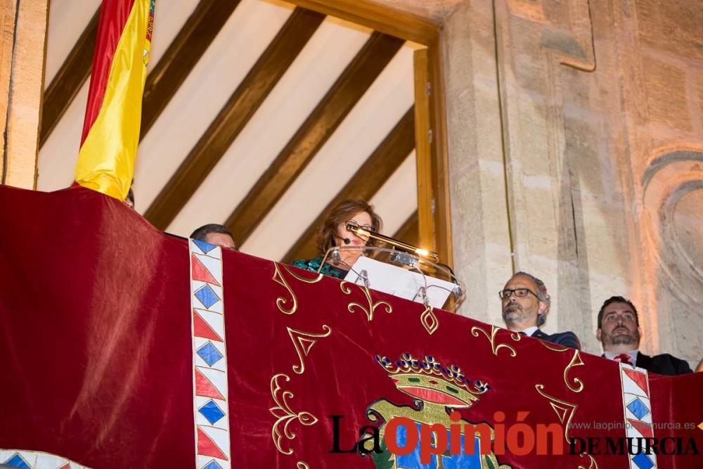 Pregón de fiestas en Caravaca