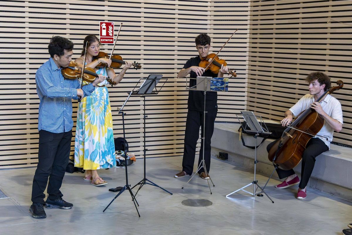 El alumnado de Música en Compostela demostró su talento en la Casa das Máquinas.