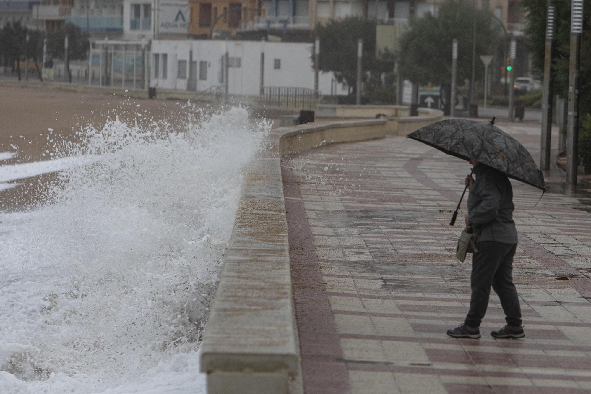 Temporal marítim a Blanes