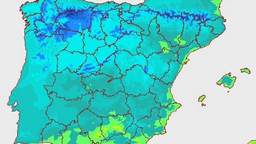La temperatura más baja de España, en Sanabria