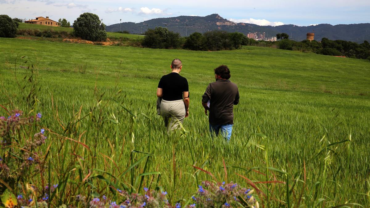 La Colònia Güell, la aldea gala del Baix Llobregat, en lucha por sus campos