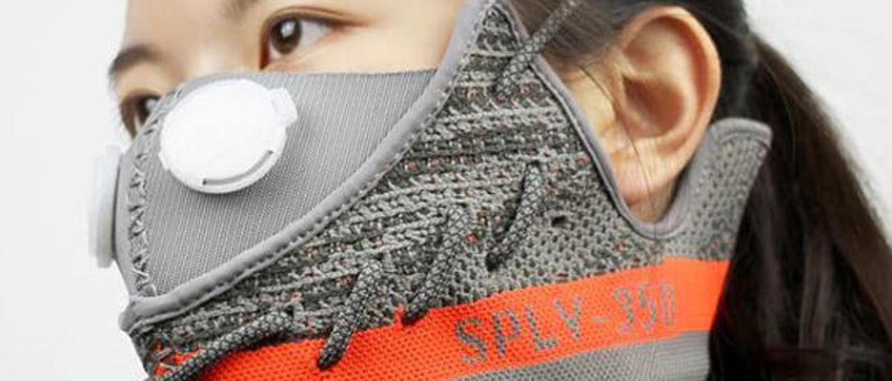 La madre de todas las mascarillas, la Yeezy Boost 350 de Zhijun Wang.