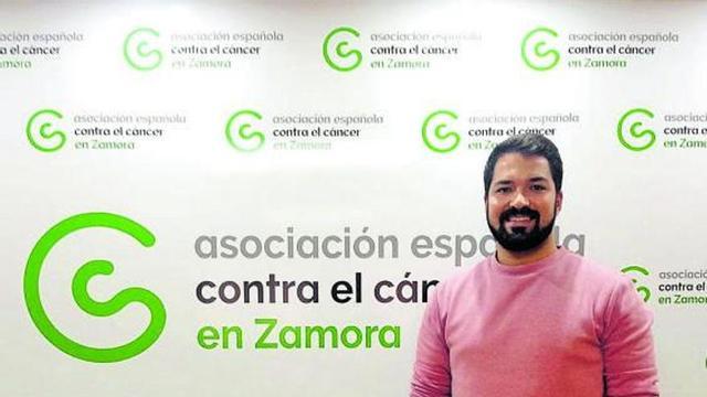 Rubén Sánchez, psicólogo de la Asociación Española Contra el Cáncer en Zamora |