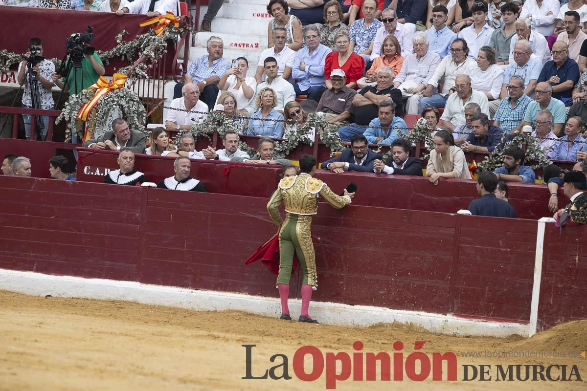 Cuarta corrida en la Feria Taurina de Murcia (Castella, Manzanares y Ureña)