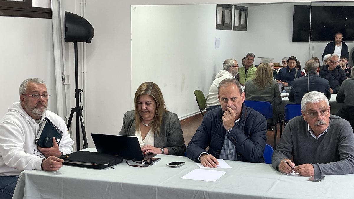 Un momento de la reunión.