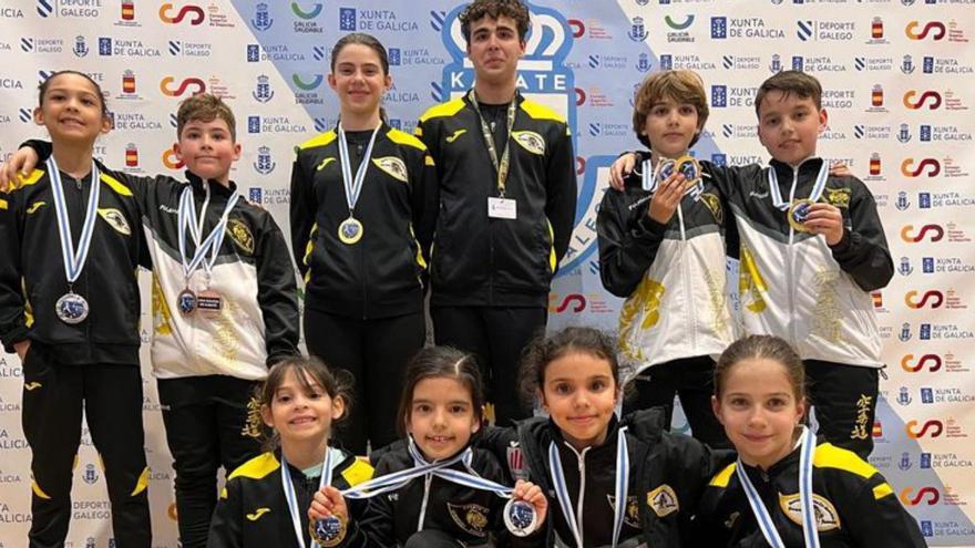 Gimsport se hace con 16 medallas en Cedeira