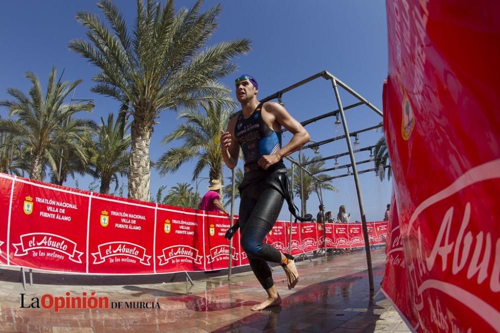 Salida del Triatlón Villa de Fuente Álamo