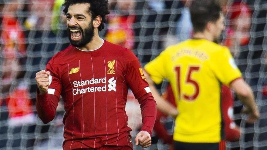 Salah mantiene el inmejorable momento del Liverpool