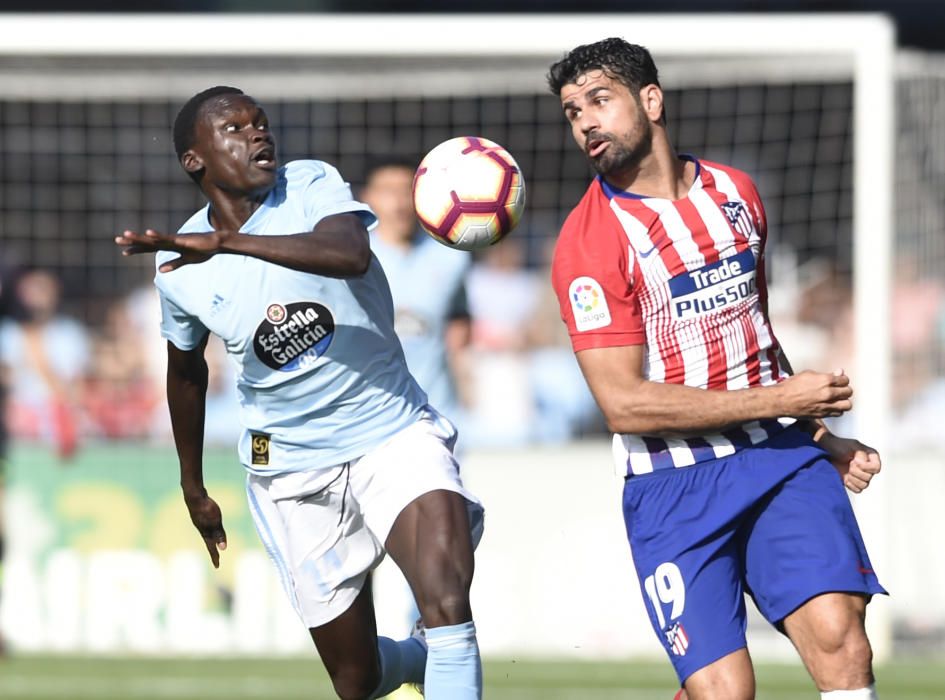 Intensidad a flor de piel en el duelo entre celestes y rojiblancos en el estadio de Balaídos.