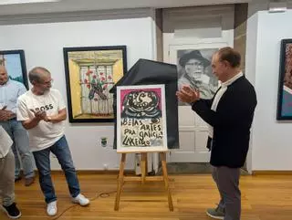Lalín suma ao patrimonio público unha obra de Laxeiro no trixésimo cabodano do seu artista máis universal