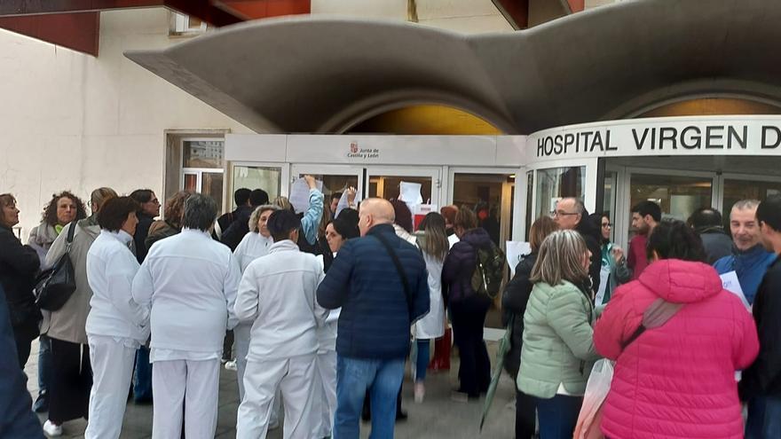 Protesta sindical en los hospitales de Zamora