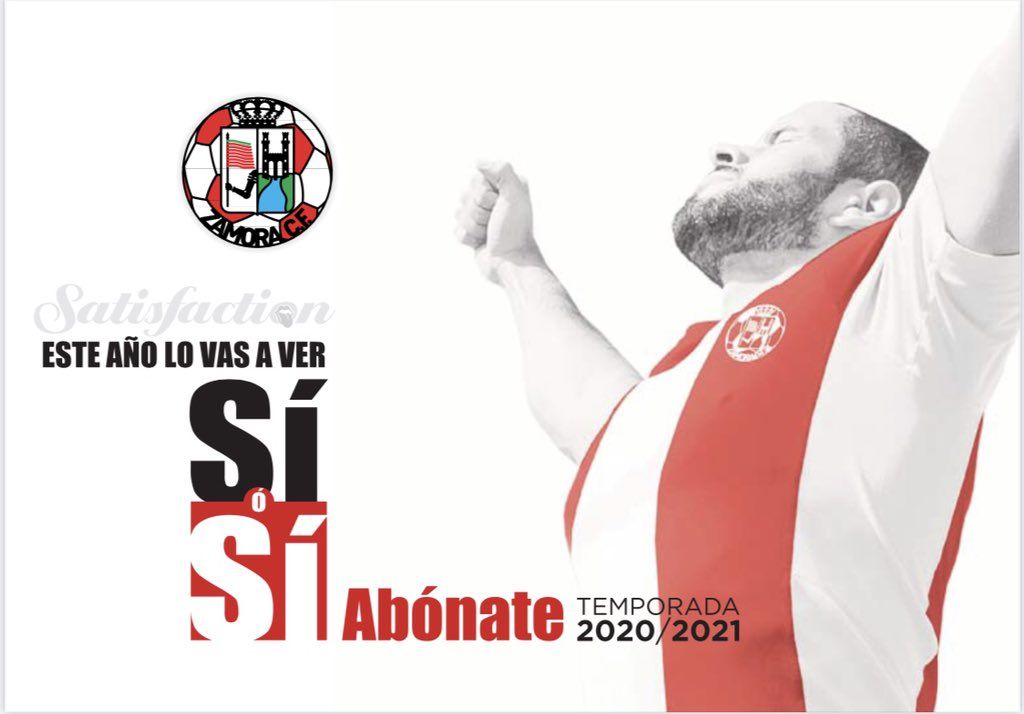 Imagen promocional de la campaña de socios del Zamora CF.