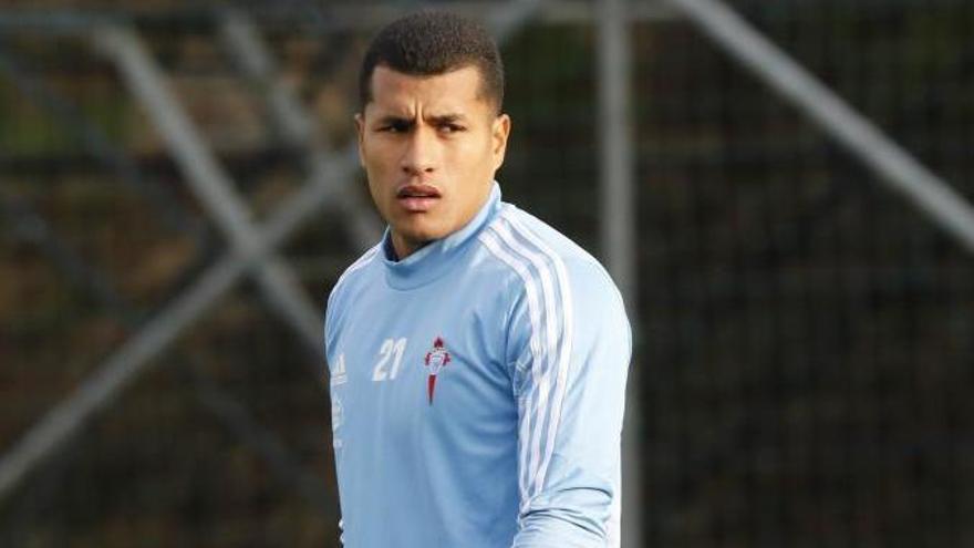 Jeison Murillo, en A Madroa. // A. Villar