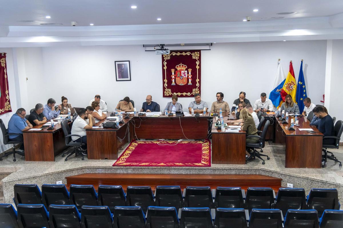 Celebración del Pleno de abril, este jueves.