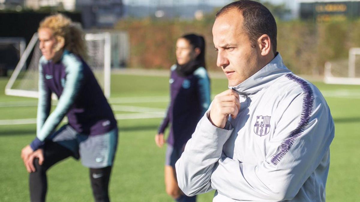 El entrenador el Barça Femenino, cauto ante el LSK