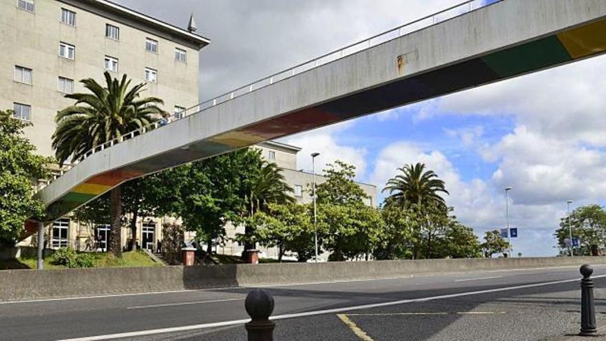 Vista del Hospital Materno de A Coruña.