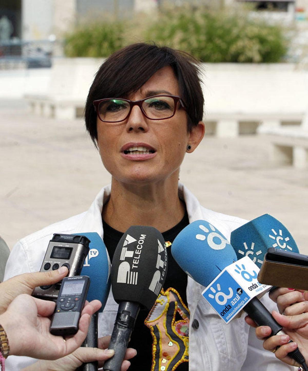 La portavoz socialista María Gámez.