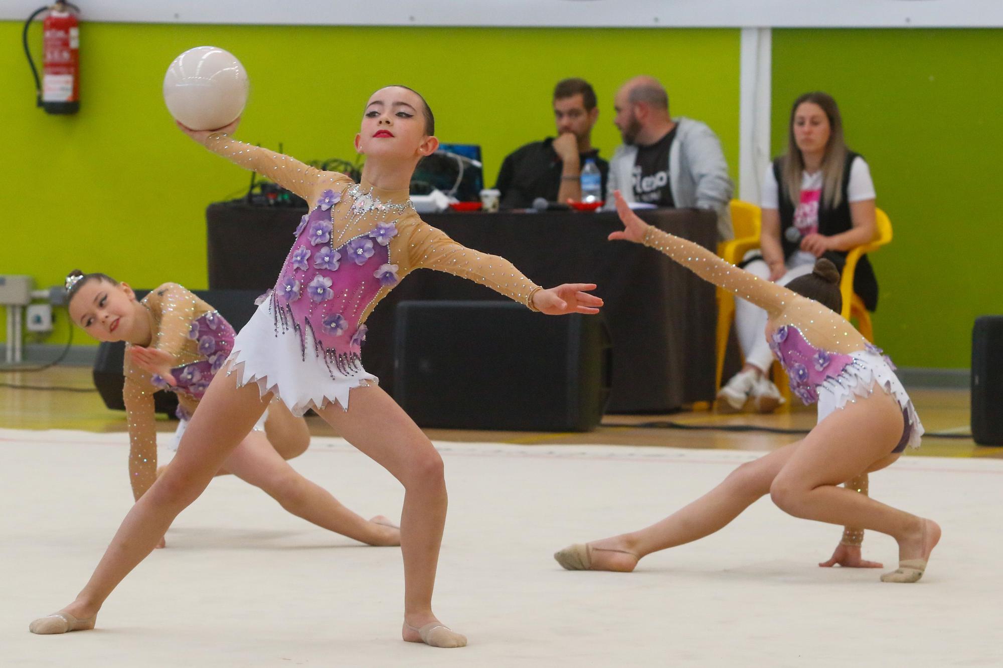 Campeonato autonómico de gimnasia rítmica en O Grove