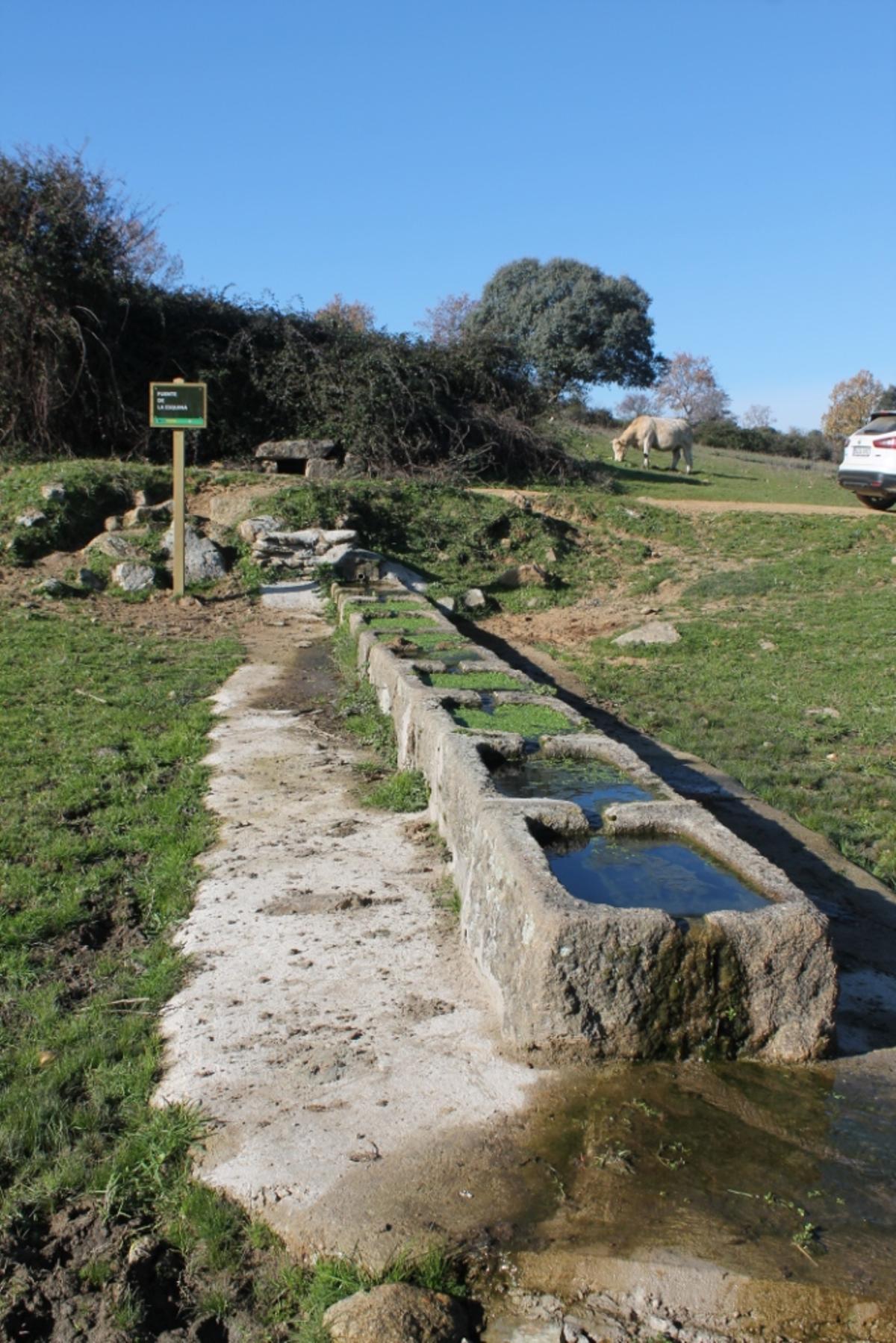 Fuente de la Esquina, en la dehesa boyal de Malpartida de Plasencia.