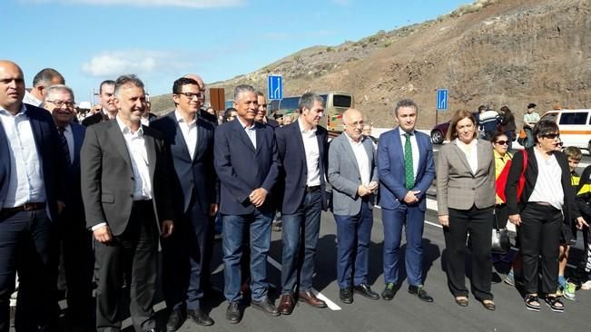 Inauguración de la nueva carretera de La Aldea