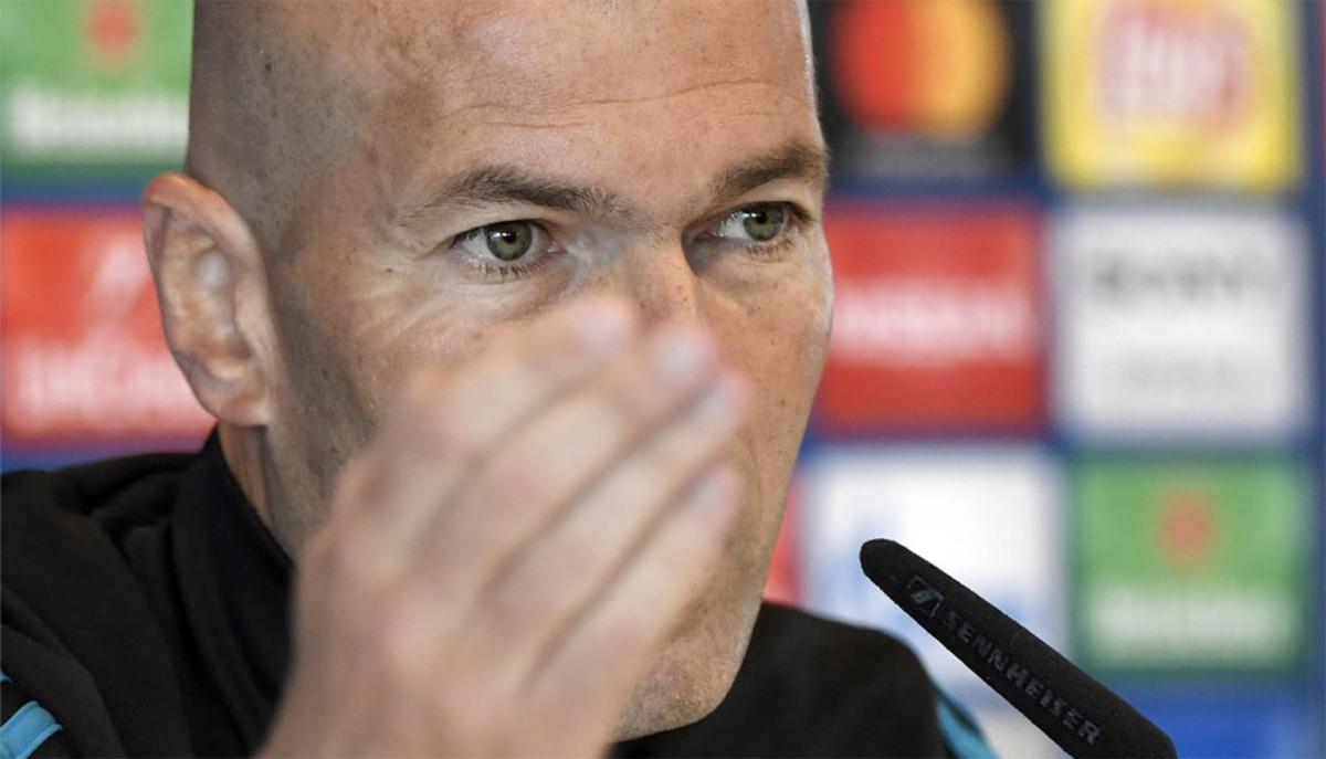 Zidane, en la comparecencia ante la prensa