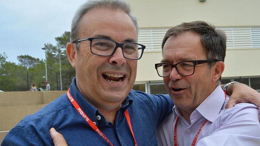 Vicent Torres y Josep marí Ribas, Agustinet, en una imagen de archivo.