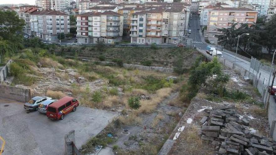 Vista del entorno de As Burgas donde se actuará.  // Jesús Regal