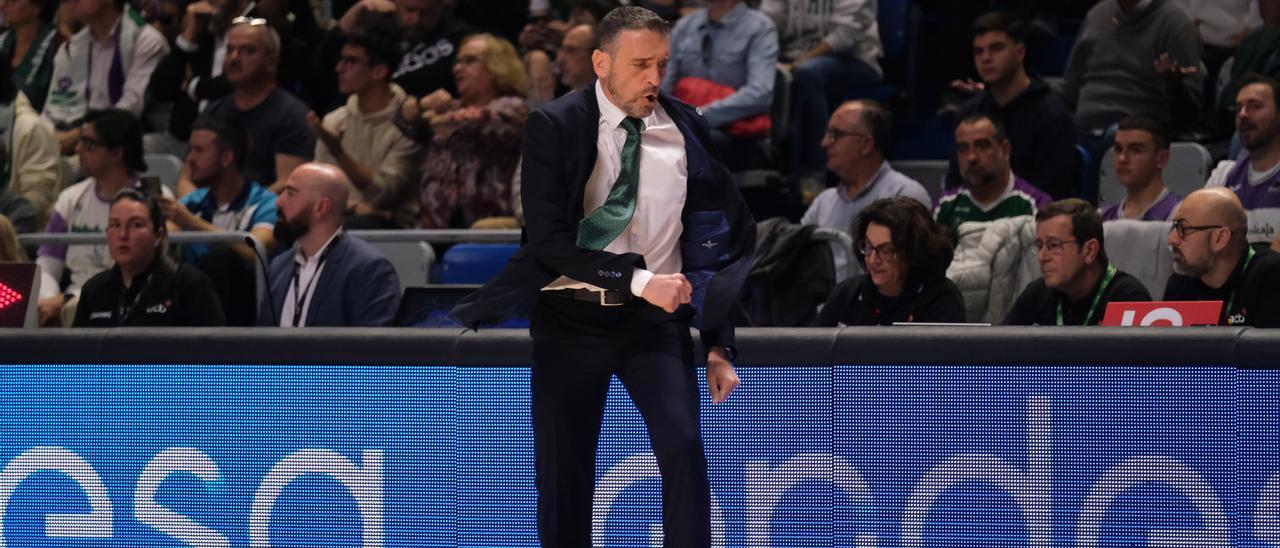 Ibon Navarro, en el partido ante el Breogán.