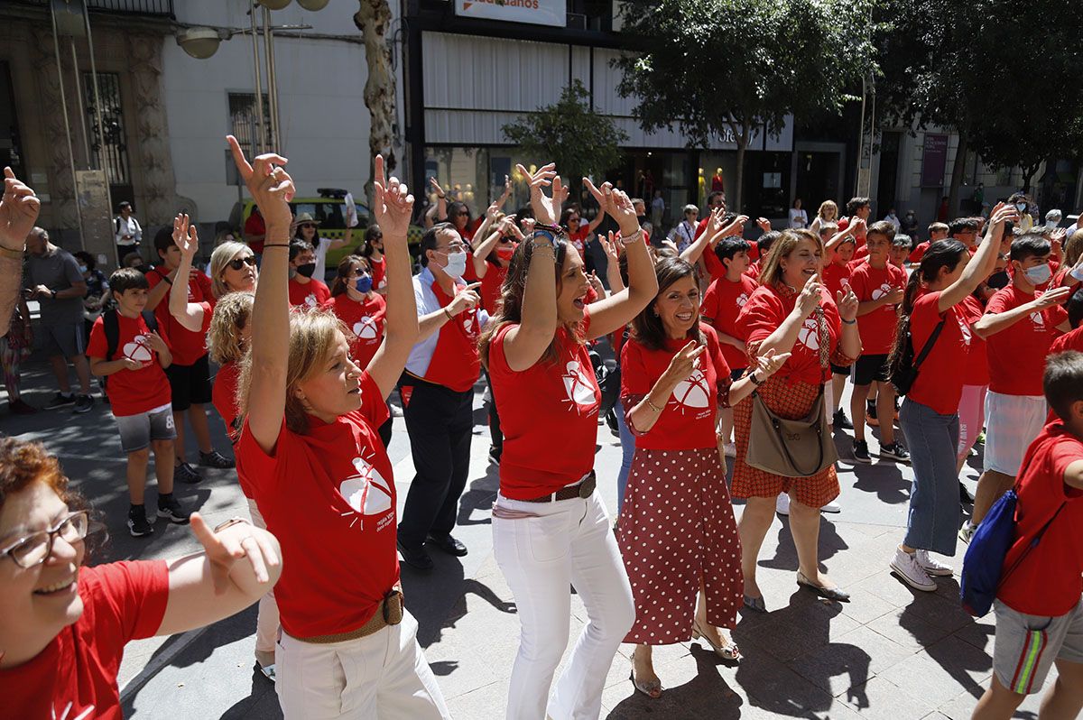 Flashmob por la donación en Córdoba en la Semana del Donante.