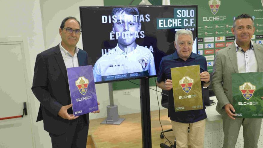 García, Maruenda y Nohales durante la presentación de la campaña de abonos