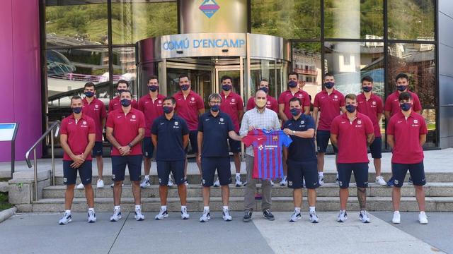 El Barça de hockey inició el stage de pretemporada en Encamp