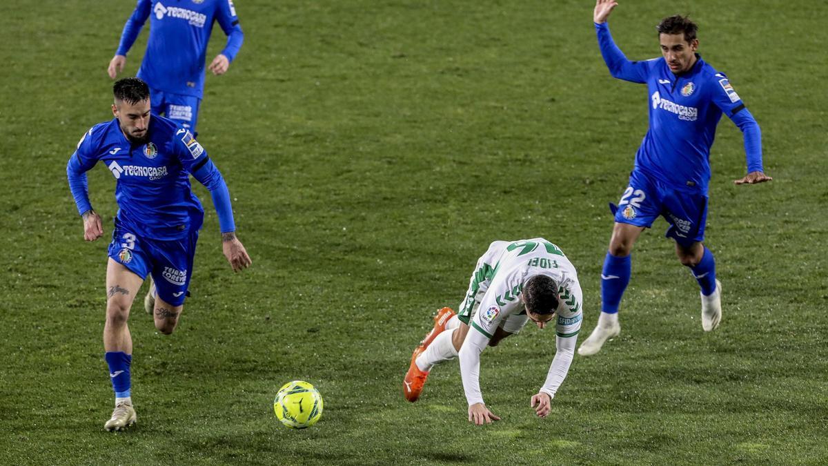 Elche 1 - Getafe 3: El Elche se desangra